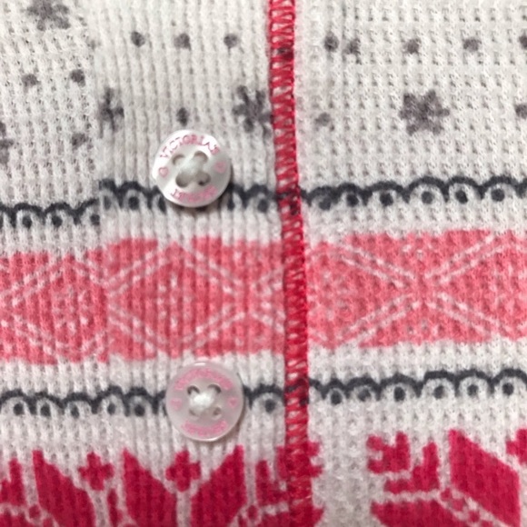 Victoria’s Secret • Pink & Red Fair Isle PJ Set M - Picture 7 of 8